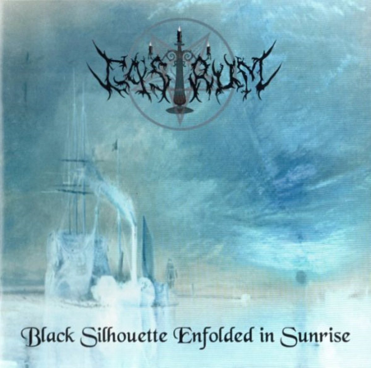Folter Records — Black Silhouette Enfolded in Sunrise